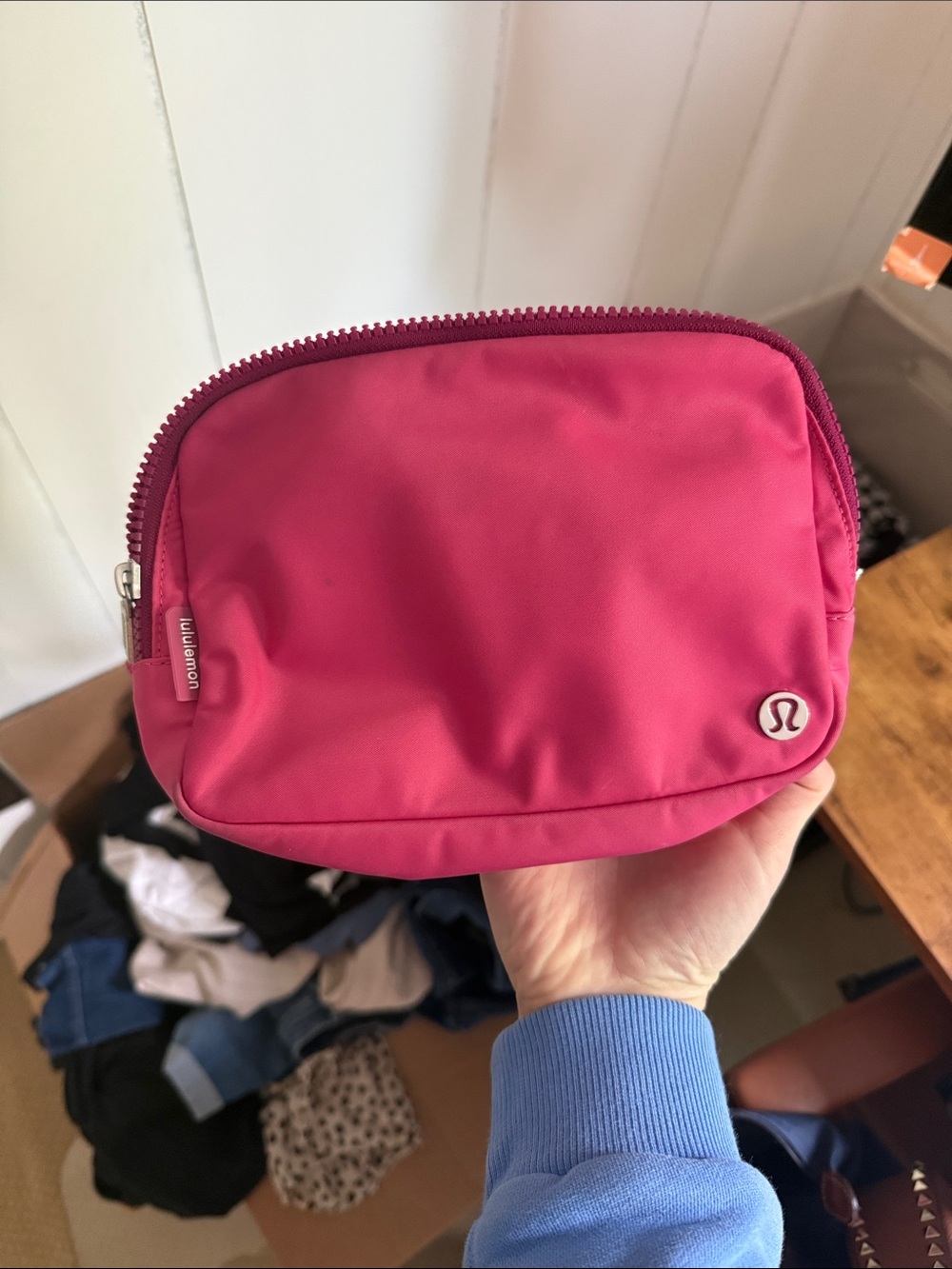 lululemon athletica Bright Pink cross body Pouch